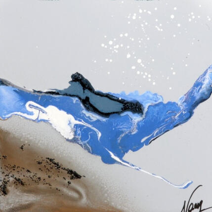 Peinture C3720 par Naen | Tableau Abstrait Acrylique, Encre
