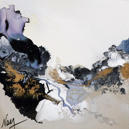 Peinture C4013 par Naen | Tableau Abstrait Acrylique, Encre
