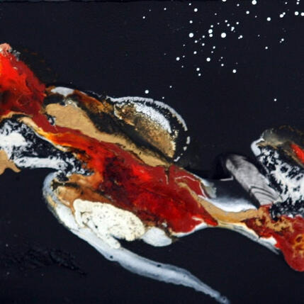 Peinture C3996 par Naen | Tableau Abstrait Acrylique, Encre