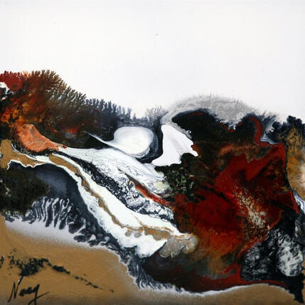 Painting C4084 by Naen | Painting Abstract Acrylic, Ink Pop icons