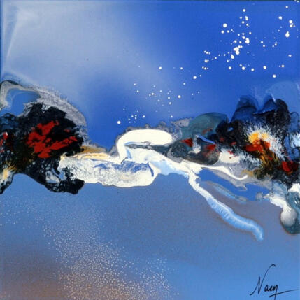 Painting C3953 by Naen | Painting Abstract Acrylic, Ink Pop icons