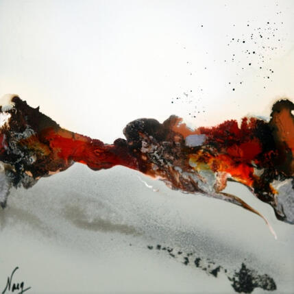 Painting C4120 by Naen | Painting Abstract Acrylic, Ink