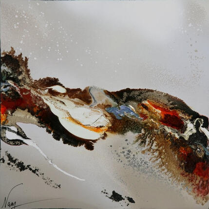 Painting C3981 by Naen | Painting Abstract Acrylic, Ink