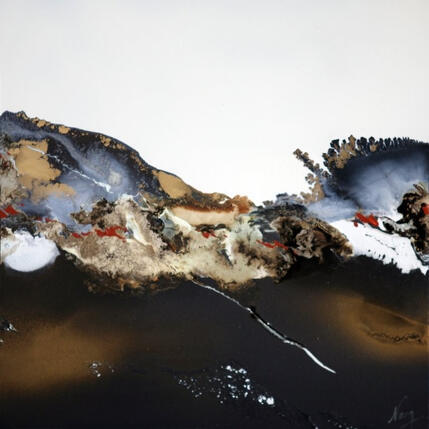 Painting C4057 by Naen | Painting Abstract Acrylic, Ink