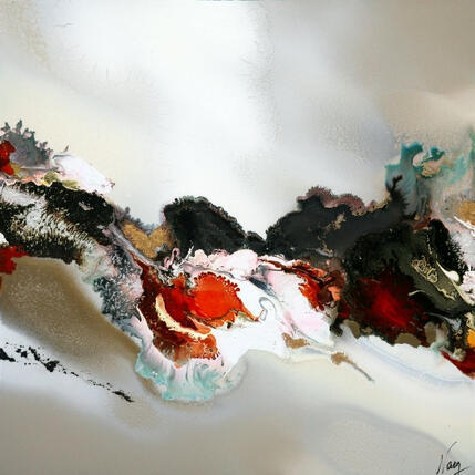 Painting C4026 by Naen | Painting Abstract Acrylic, Ink