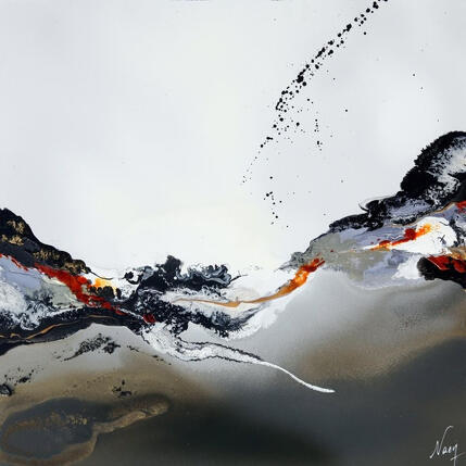 Painting C3067 by Naen | Painting Abstract Acrylic, Ink