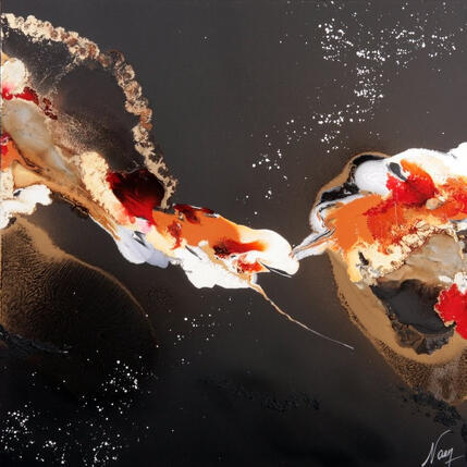 Painting C3853 by Naen | Painting Abstract Acrylic, Ink