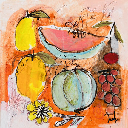 Gemälde tutti frutti von Colombo Cécile | Gemälde