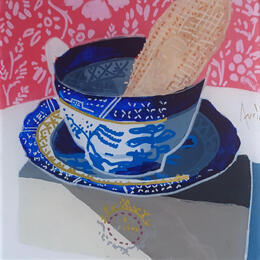 Painting Il se souvenait du parfum de la vanille by Auriol Philippe | Painting Figurative Acrylic, Plexiglass, Posca Still-life