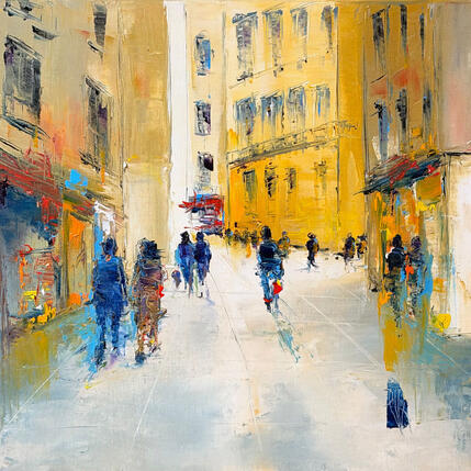 Peinture Instant partagé par Raffin Christian | Tableau Figuratif Huile Urbain