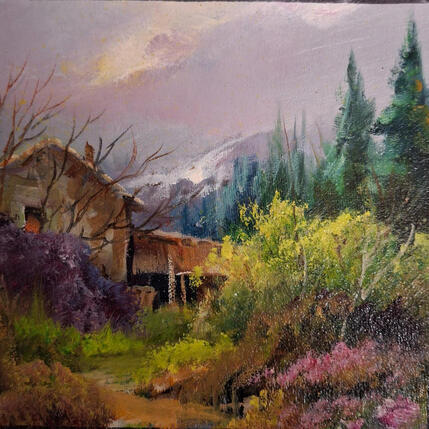 Painting LLegando a casa by Cabello Ruiz Jose | Painting