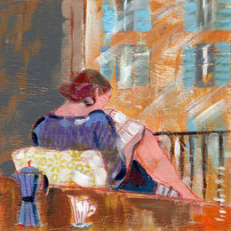 Painting Encore un chapitre et j’arrive by Ral Lourdes | Painting