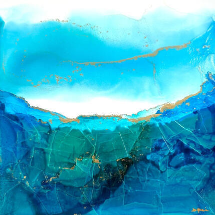 Gemälde 3368 Poésie Marine von Depaire Silvia | Gemälde Abstrakt Acryl Pop-Ikonen