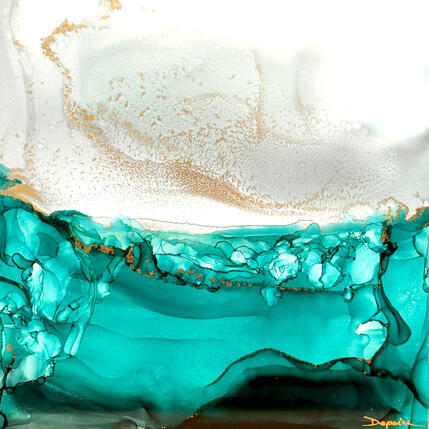 Gemälde 2215 Poésie givrée von Depaire Silvia | Gemälde Abstrakt Acryl Pop-Ikonen