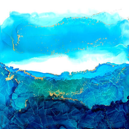 Gemälde 3400 Poésie Marine von Depaire Silvia | Gemälde Abstrakt Acryl