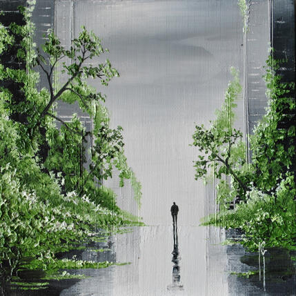 Painting Obstinations végétales by Galloro Maurizio | Painting