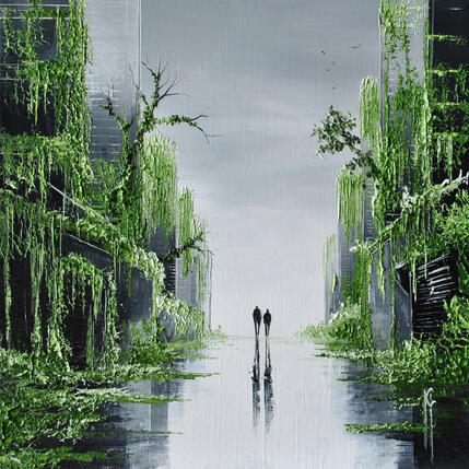 Painting ça raconte demain by Galloro Maurizio | Painting