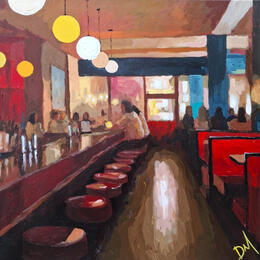 Gemälde The Light of the Bar von Murgatroyd Daniel | Gemälde