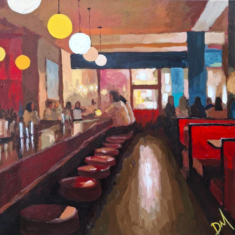 Peinture The Light of the Bar par Murgatroyd Daniel | Tableau