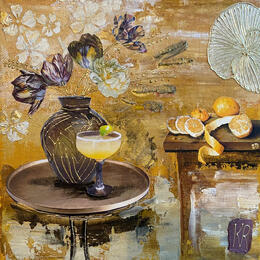 Painting Margarita by Romanelli Karine | Painting