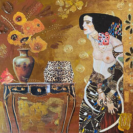 Painting Laisse moi te séduire  by Romanelli Karine | Painting