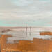 Painting Plage du Lido  by Mahieu Bertrand | Painting Figurative Landscapes Metal