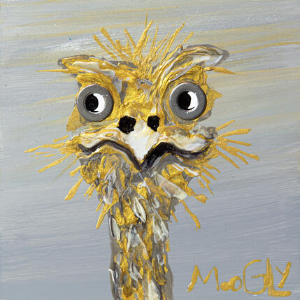 Peinture Charge-mentalus par Moogly | Tableau Art Singulier Acrylique, Pigments, Résine Animaux