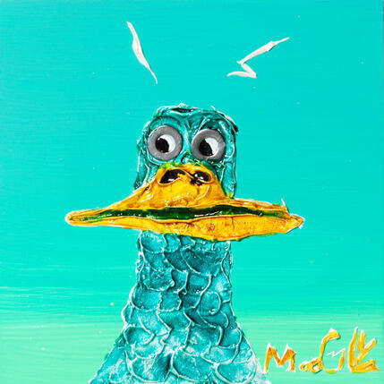 Painting Offusqus by Moogly | Painting Raw art Acrylic, Pigments, Resin Animals