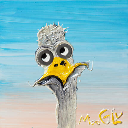 Painting Procrastus by Moogly | Painting Raw art Acrylic, Pigments, Resin Animals
