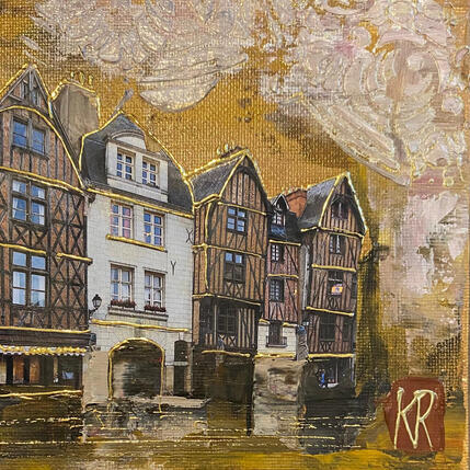 Painting Le vieux Tours by Romanelli Karine | Painting
