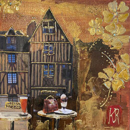Painting Fin de week-end  by Romanelli Karine | Painting