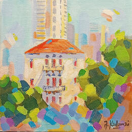 Peinture Gemayzeh par Kadamani Jamal | Tableau