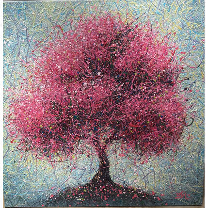 Gemälde Under the blossom sky von Antoniuk Nadiia | Gemälde