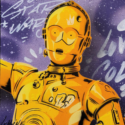 Painting Gold C-3PO by Lemoine Mael | Painting