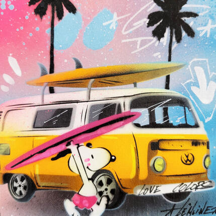 Painting Surfing Session by Lemoine Mael | Painting