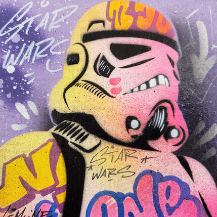 Painting Purple StormTrooper by Lemoine Mael | Painting