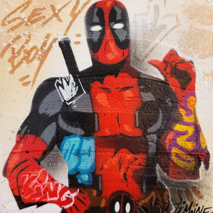 Painting Deadpool Forever by Lemoine Mael | Painting