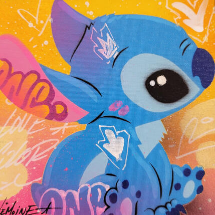 Painting Cute Stitch by Lemoine Mael | Painting