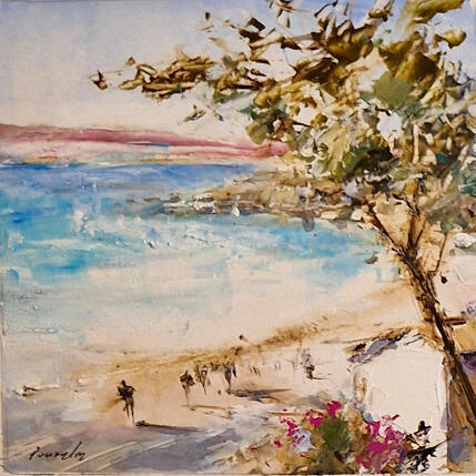 Painting Lumière sur la baie by Poumelin Richard | Painting