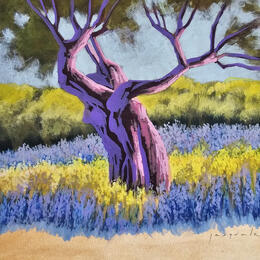 Painting L'olivier by Pasquale | Painting