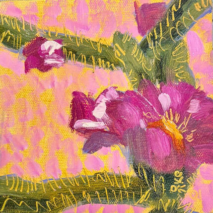 Painting Purple Pencil by O'Donnell Karen | Painting Impressionism Oil Landscapes
