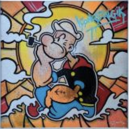 Painting Iconostalgik by Rocky Chaplin | Painting  Pop icons