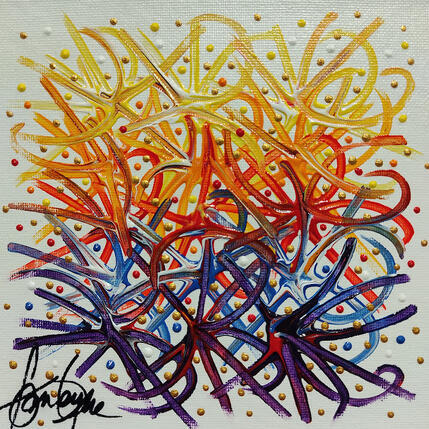 Peinture Fleur du Rhône par Fonteyne David | Tableau