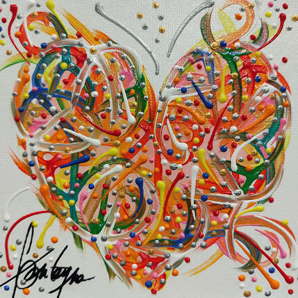 Peinture Coeur Croix Rousse par Fonteyne David | Tableau