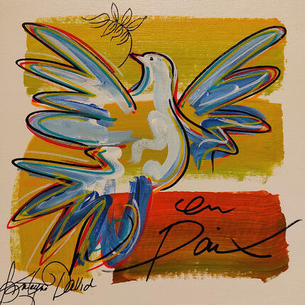 Gemälde En paix à Lyon von Fonteyne David | Gemälde Figurativ Acryl