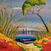 Peinture La sieste amoureuse par Fonteyne David | Tableau Figuratif Acrylique