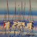 Painting La voie du sud by Fonteyne David | Painting Figurative Acrylic