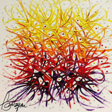 Gemälde Lumière et Connaissance von Fonteyne David | Gemälde Figurativ Acryl