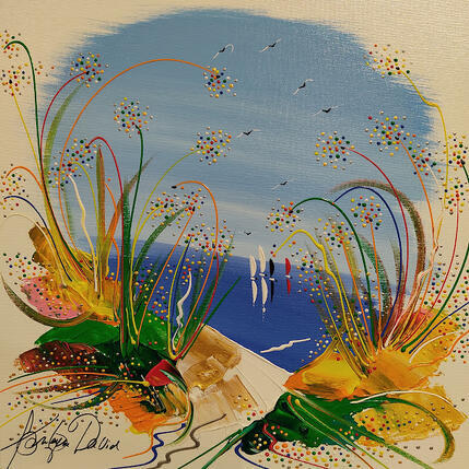 Gemälde Au bord des rives du fleuve von Fonteyne David | Gemälde Figurativ Acryl