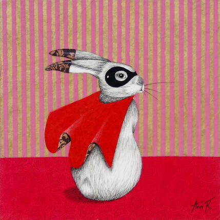 Painting Chic jusqu'au bout des oreilles by Ann R | Painting
